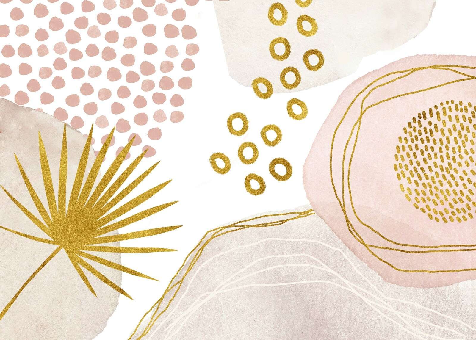 Vibrazioni tropicali boho glamour dorate