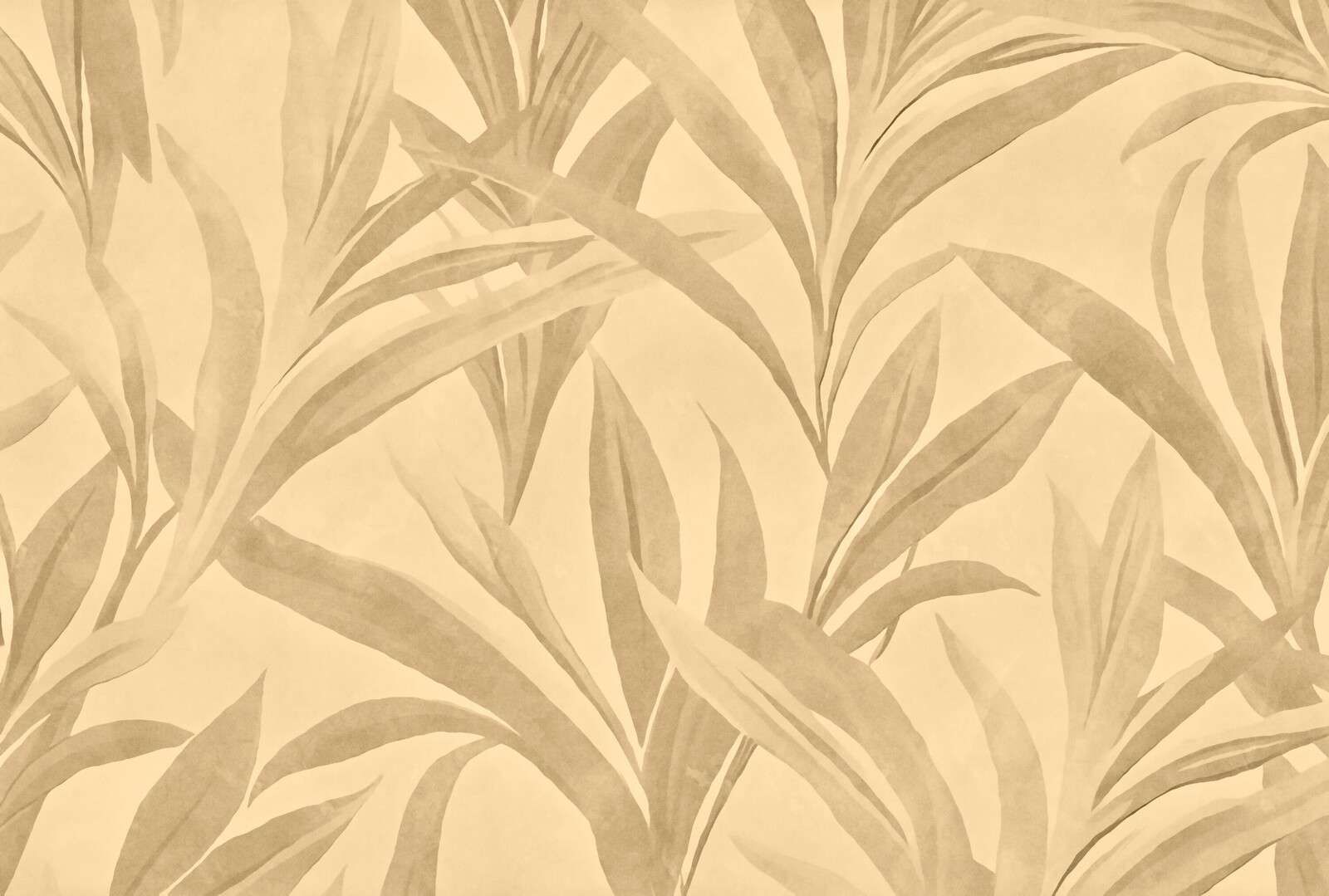 Fascino delle foglie esotiche calme