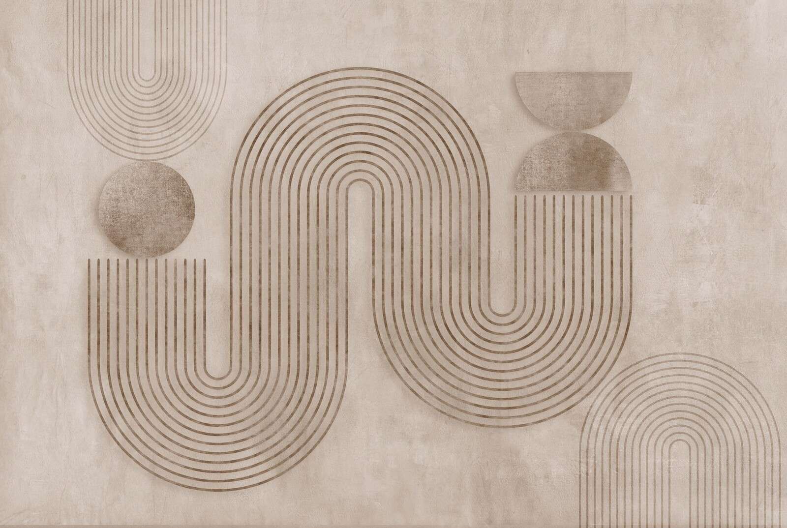 Equilibrio dinamico arte moderna beige