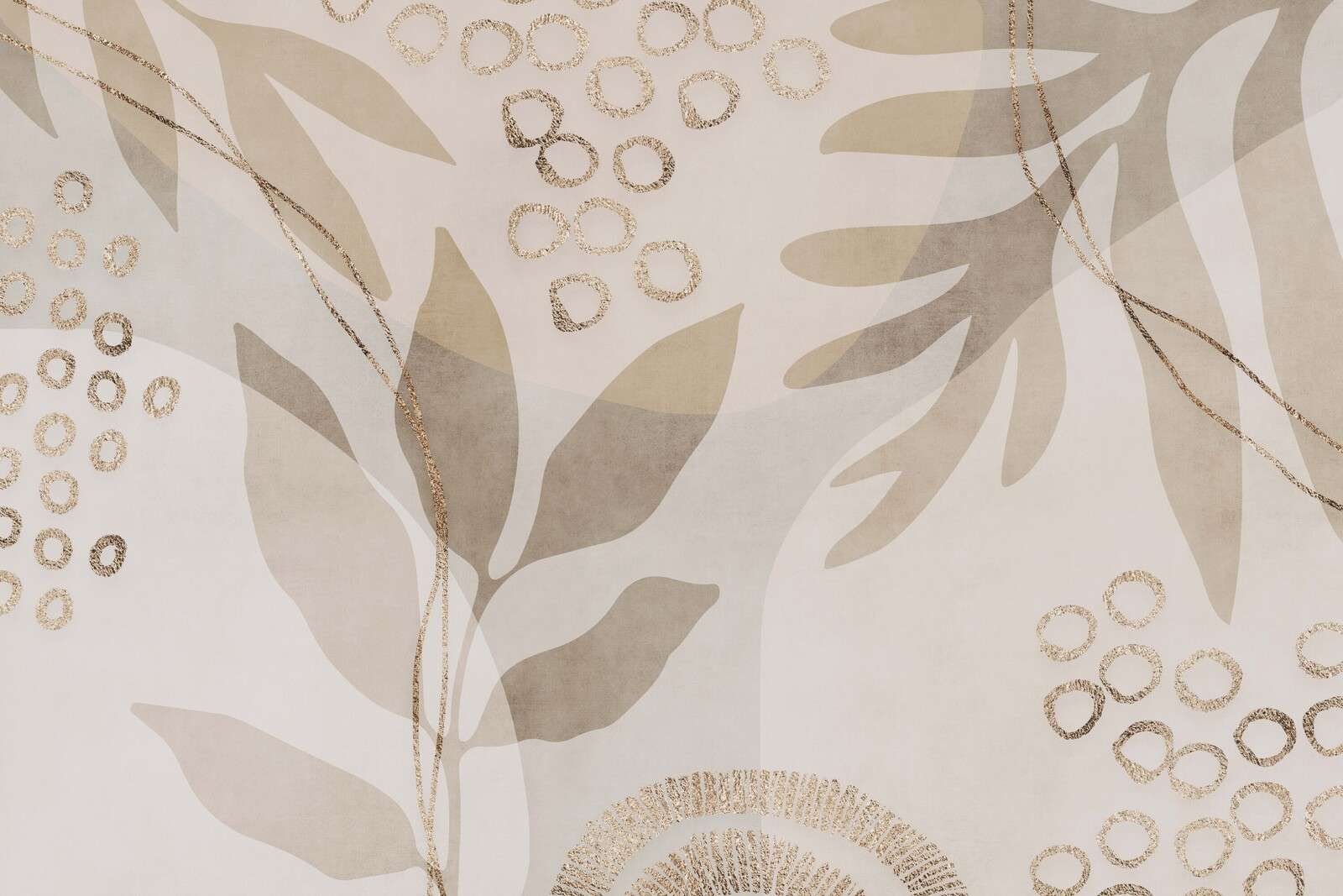 Flusso naturale e forme glamour delle foglie