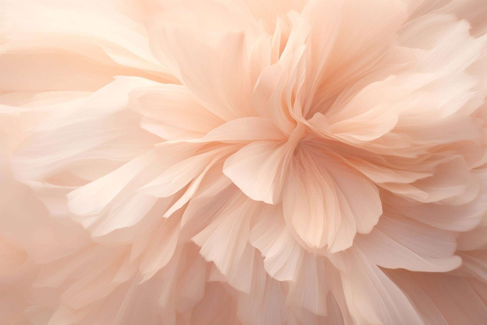 Bare essence bloom abstract flower peach